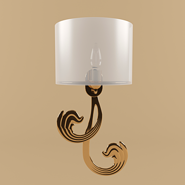 Elegant Gallo Wall Sconce 3D model image 1 