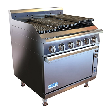 Professional Range Top V36C 3D model image 1 