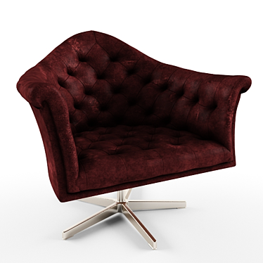 Elegant Classic Armchair 3D model image 1 