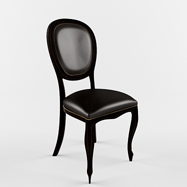 Elegant Vintage Chair 3D model image 1 