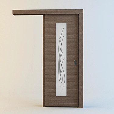 Venge Sliding Door: Elegant and Functional 3D model image 1 