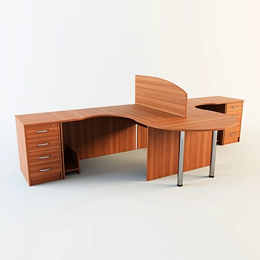 Imago Office Table: Texture Included 3D model image 1 