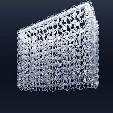 Modern Glass Pendant Light 3D model image 1 