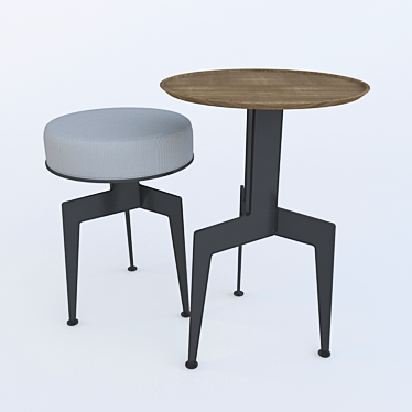 Vibieffe Tavolini: Sleek and Compact Tables 3D model image 1 