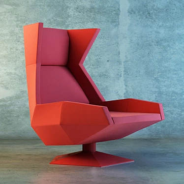 ORU Armchair: Modern Elegance in Design 3D model image 1 