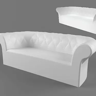 Illuminated Polyurethane Sofa 3D model image 1 