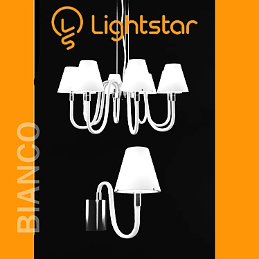 Elegant Lightstar Bianco Set 3D model image 1 