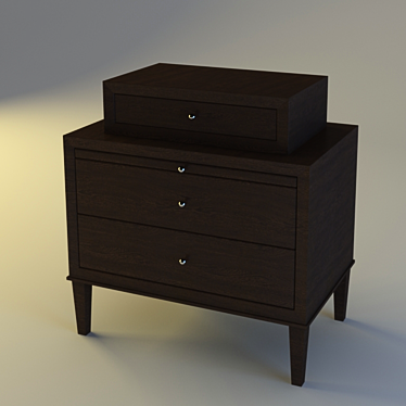 Nightstand Wood Bark