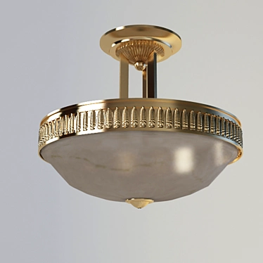 Elegant Illumination: Ceiling Light 3D model image 1 