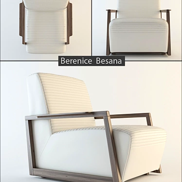 Elegant Italian Besana Berenice Design 3D model image 1 