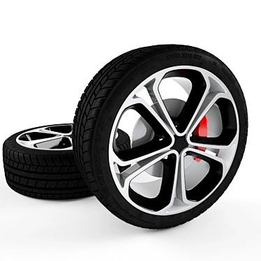 3D Car Wheel Models 3D model image 1 