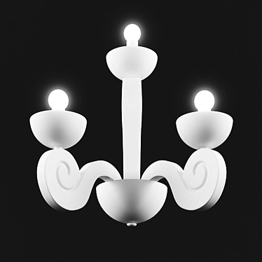 Modern Botero A3 Wall Sconce 3D model image 1 