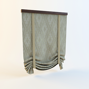 Fabric Cellular Shades 3D model image 1 