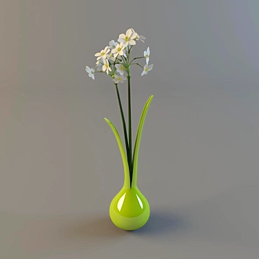 Elegant Blossom Set 3D model image 1 