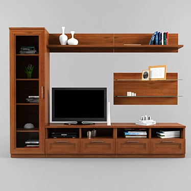 Elegant Living Room Furniture 3D model image 1 
