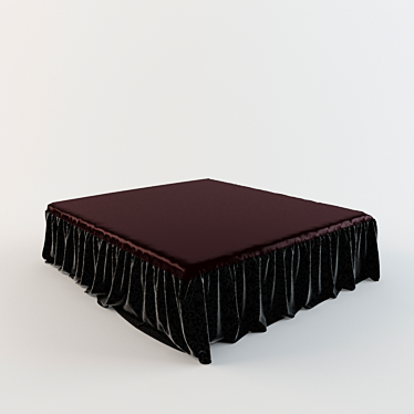 Luxury Dream Bedspread 3D model image 1 