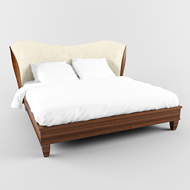 Selva Double Bed, art. 2056 3D model image 1 