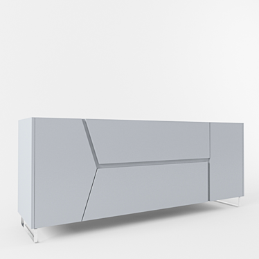 Modern 4-Drawer ALF комод 3D model image 1 