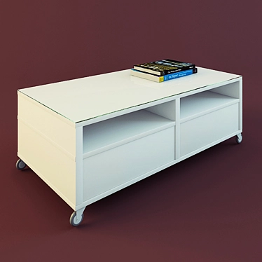 Custom-sized IKEA Model Bed 3D model image 1 