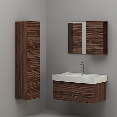 Cobe Bathroom Furniture Set 3D model image 1 