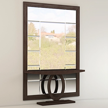 Novecento II Console Table 3D model image 1 