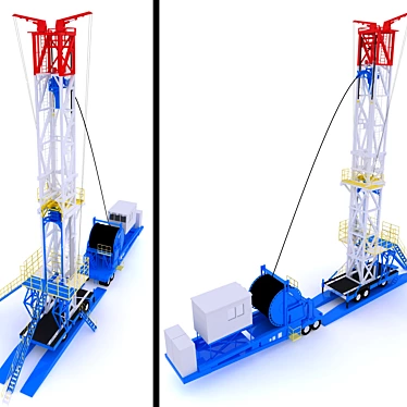 Automated Raw Material Extraction 3D model image 1 