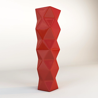 Recycled Magazine Vase 3D model image 1 