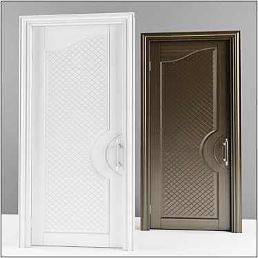 Elegant Entryway: Classic Door 3D model image 1 