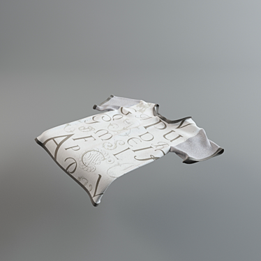 Texture-Lover T-shirt 3D model image 1 