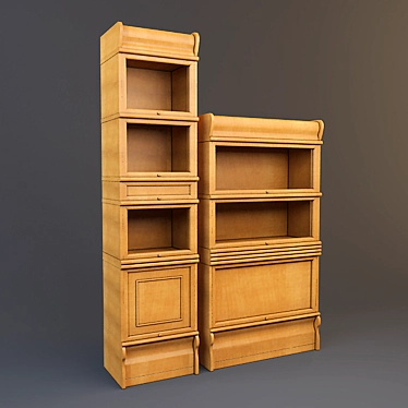 Elegant Storage Solution: Cabinets 3D model image 1 