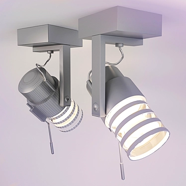 Modern SLV 157214 Lima Wall Light 3D model image 1 