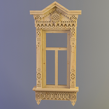 Ancient Russian Style Carvings 3D model image 1 