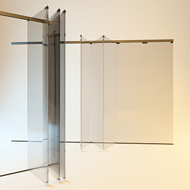 Sliding Door System 3D model image 1 