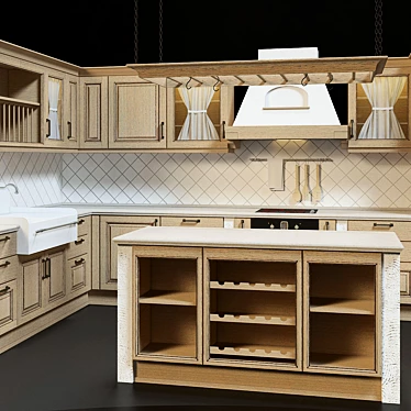 Atlas Lux Kitchen Set 3D model image 1 