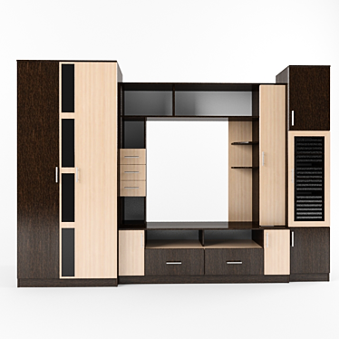 Modern Storage Furniture 3D model image 1 