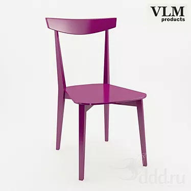Elegant Husky Chair: Style and Comfort 3D model image 1 