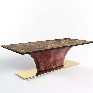 LOVELUXE Omotesando: Elegant and Functional Table 3D model image 1 