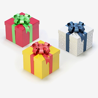 Exquisite 3D Gifts Scene 3D model image 1 