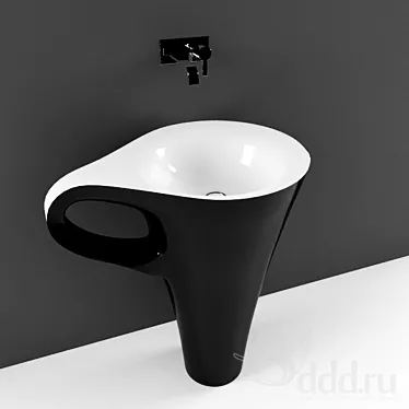 Compact Cup Sink 3D model image 1 