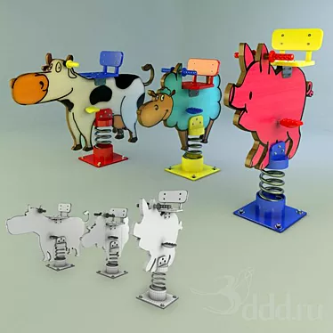 Springtime Fun: Indoor/outdoor Spring Toys 3D model image 1 