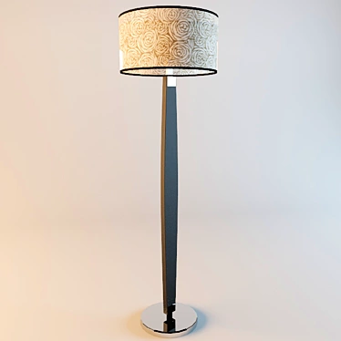 Glam Rose LD3011-B: German-Made Floor Lamp 3D model image 1 