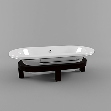 Elegant Porcelanosa Taus Bathtub 3D model image 1 