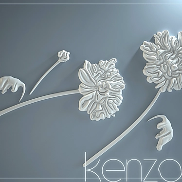 Fashion House KENZO Bas-Relief 3D model image 1 