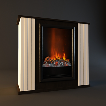 Dimplex Vianna Deluxe Fireplace 3D model image 1 