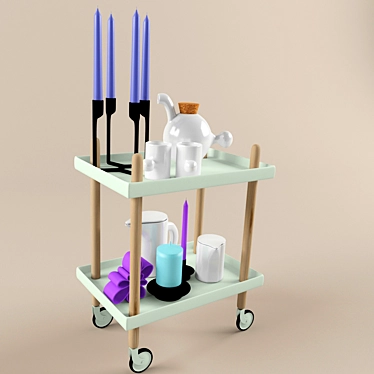Elegant Coffee Table | Normann Copenhagen 3D model image 1 