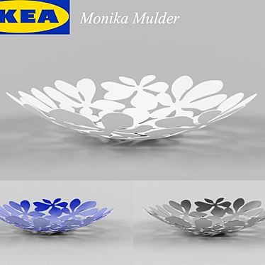  Swedish Design: Ikea Stockholm Bowl 3D model image 1 