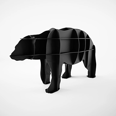 Bear Shaped Shelf - Joe 3D model image 1 