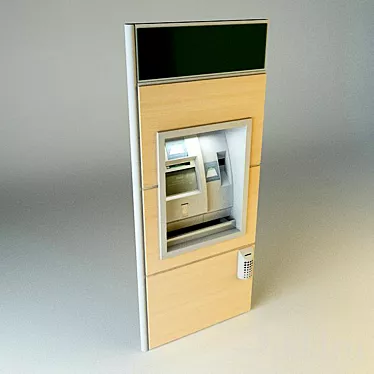 Wall-Mounted ATM Bank 3D model image 1 