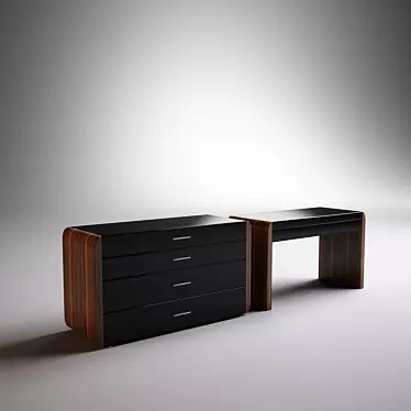 Elegant Serenissima Furniture Set 3D model image 1 