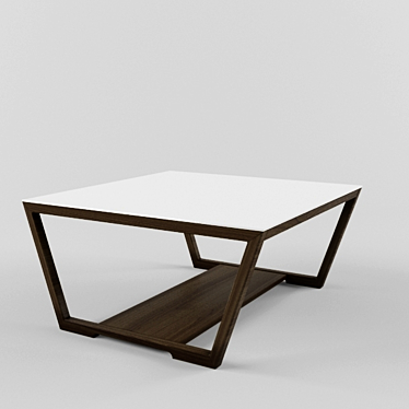 Sleek and Modern Element Coffee Table 3D model image 1 